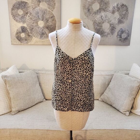 Cupcakes and Cashmere Jordane Leopard Print Cami - Picture 4 of 13